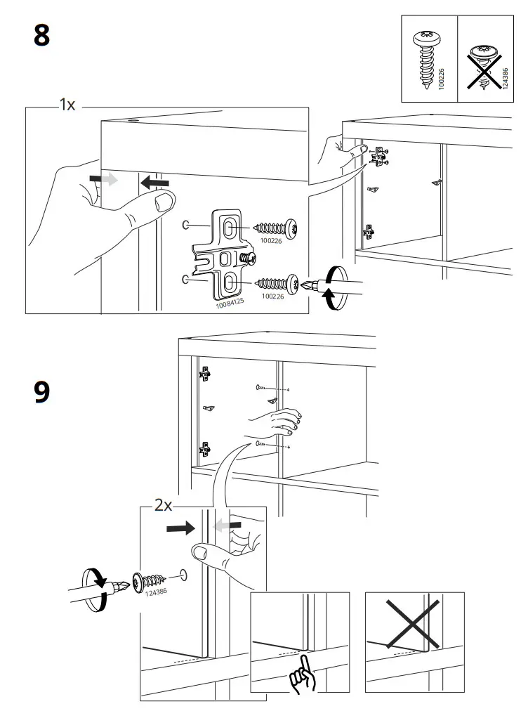 IKEA KALLAX Glass Door Cabinet - fig 7
