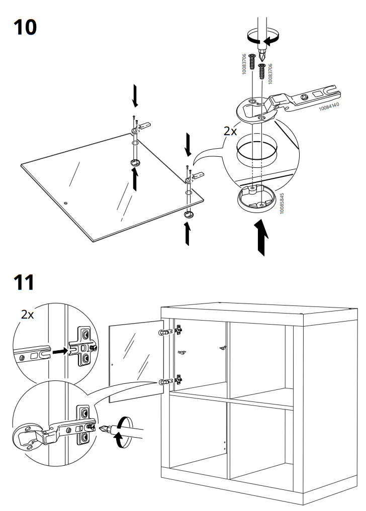 IKEA KALLAX Glass Door Cabinet - fig 8