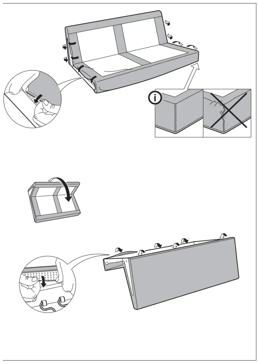 IKEA KIVIK Compact 2 Seat Sofa - Feager 14