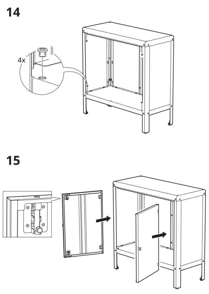IKEA KOLBJÖRN Cabinet Indoor Outdoor - Parts 11