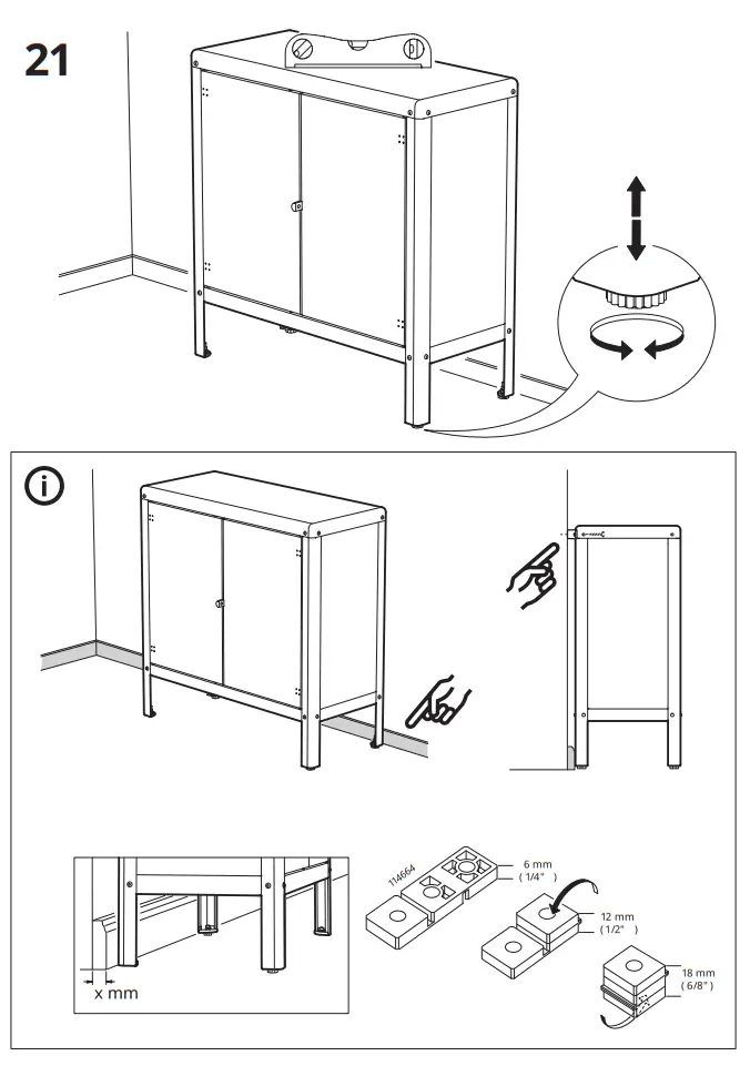 IKEA KOLBJÖRN Cabinet Indoor Outdoor - Parts 15