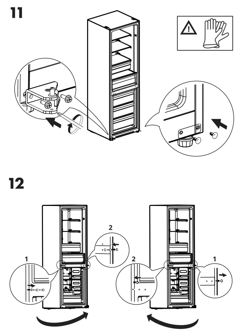 IKEA MEDGÅNG Fridge Freezer - fig10