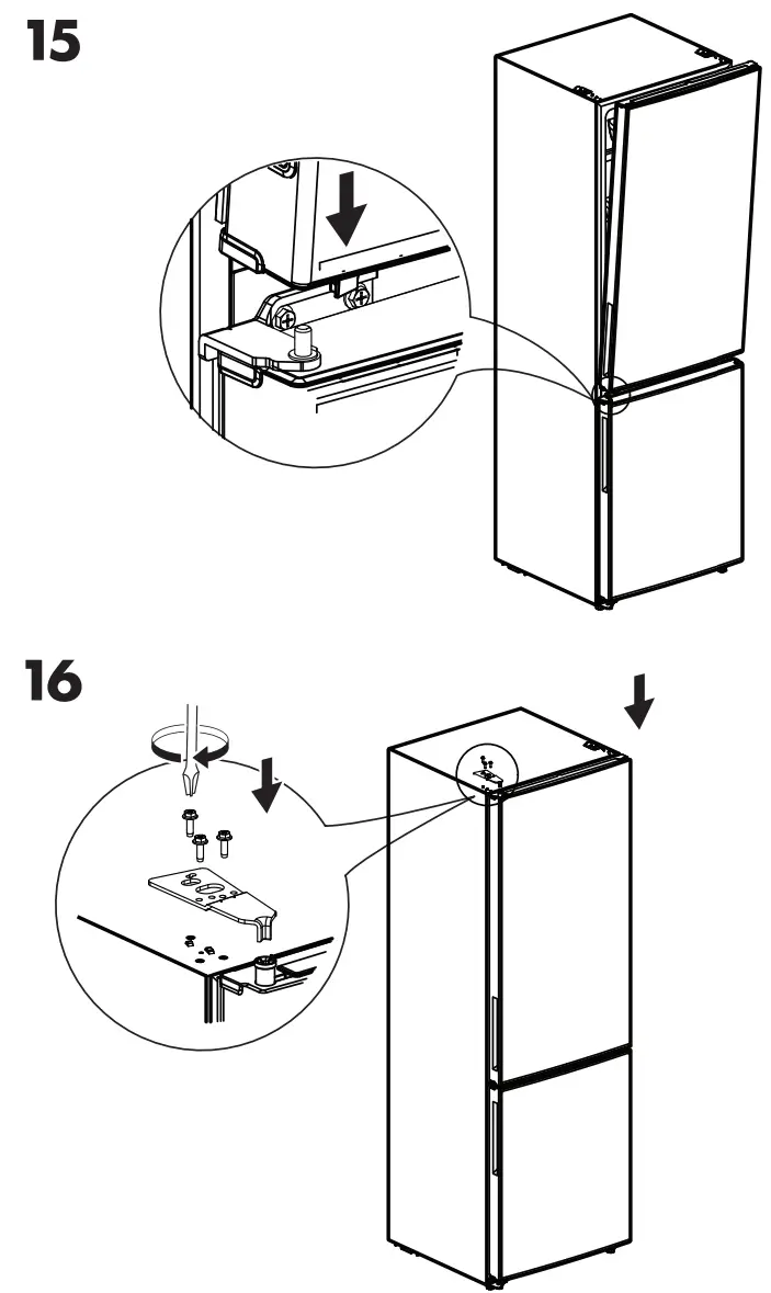 IKEA MEDGÅNG Fridge Freezer - fig12