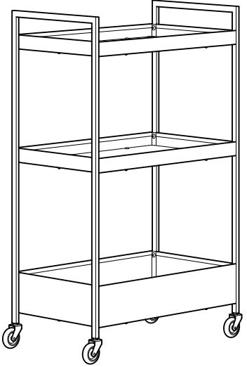 IKEA NISSAFORS Trolley-PRODUCT