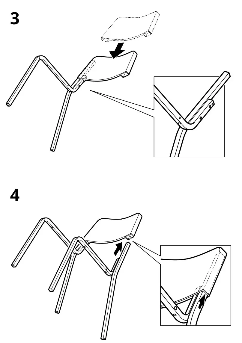 IKEA TEODORES Chair White - fig 5