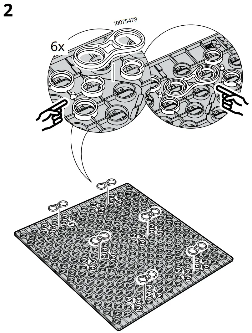 IKEA UPPDATERA Pegboard Drawer Organizer - fig 4