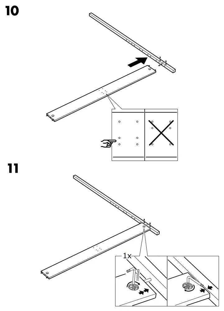 IKEA YTTERVAG Four Poster Bed Frame -Fig 7