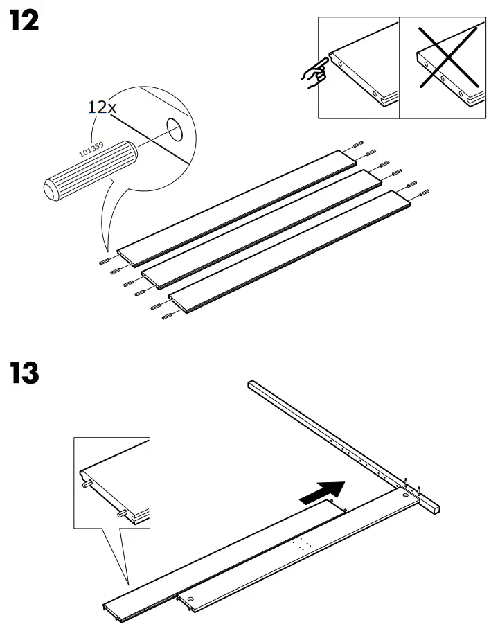 IKEA YTTERVAG Four Poster Bed Frame -Fig 8