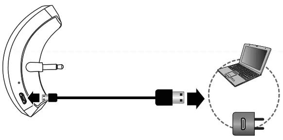 INSIGNIA NS-CAHBTAD Bluetooth Receiver - CHARGING