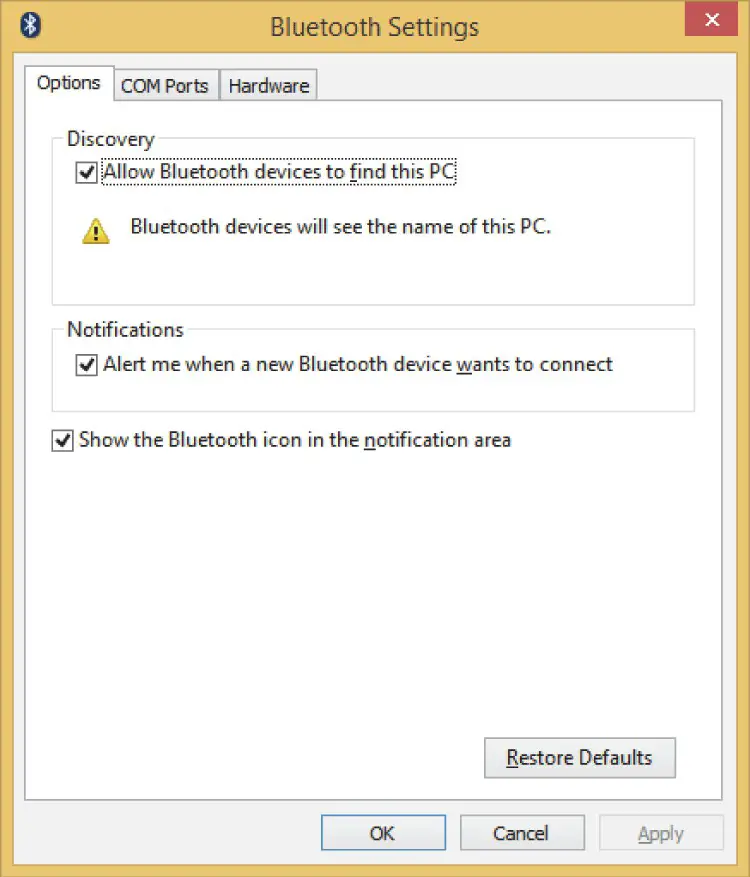 INSIGNIA NS-PCY5BMA -NS-PCY5BMA-C - Managing Bluetooth connections and settings