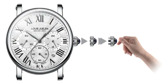INTELIVE 17283 Mens Stainless Steel Fashion Business Quartz Watch - second stage