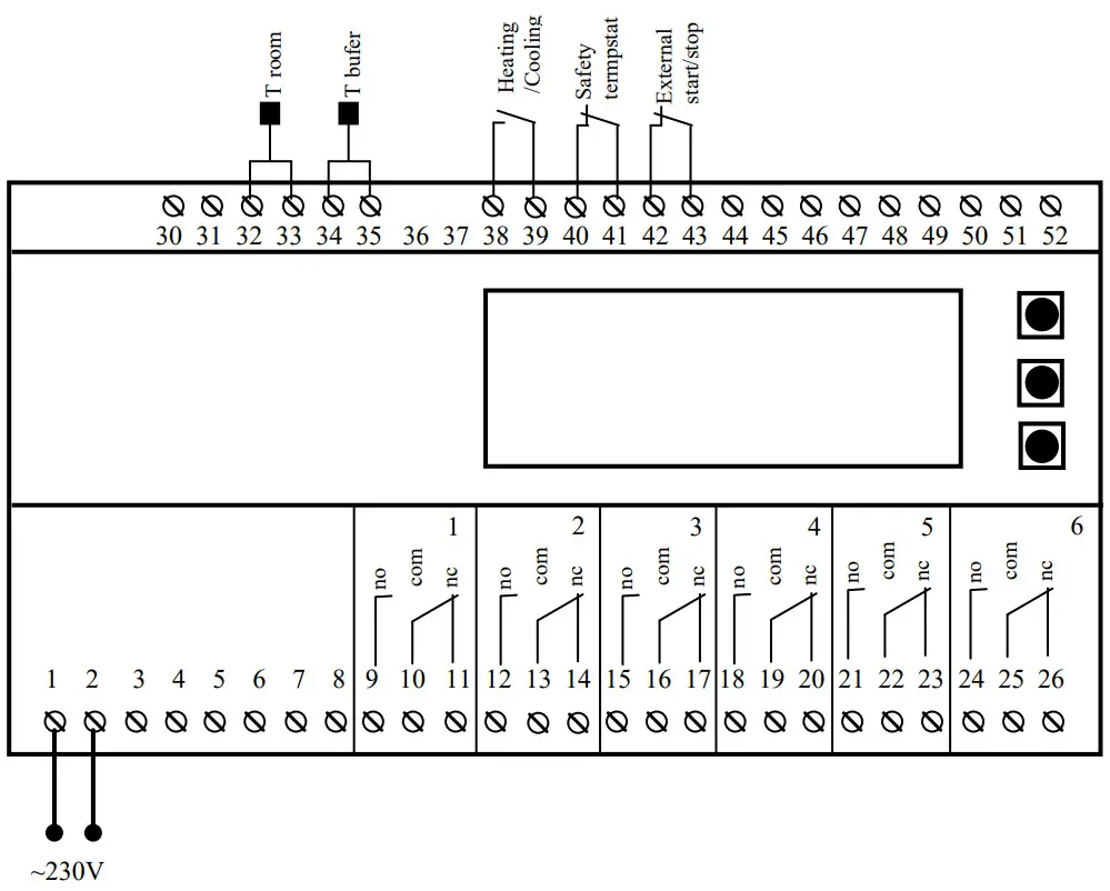 INTIEL 535С Control Controller - Technical characteristics