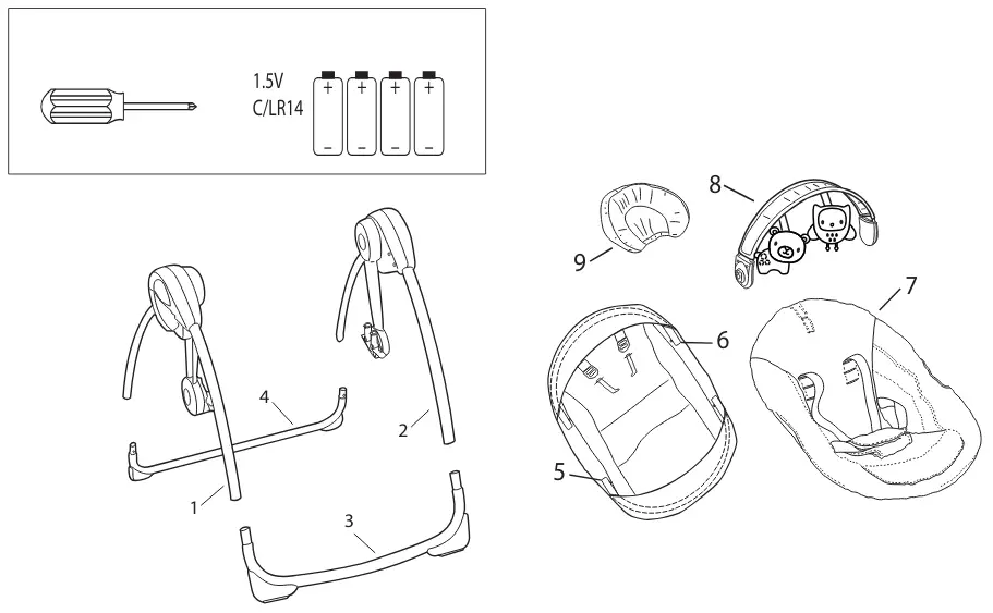 Ingenuity-10845-ES-Comfort-2-Go-Portable-Swing-FIG-2