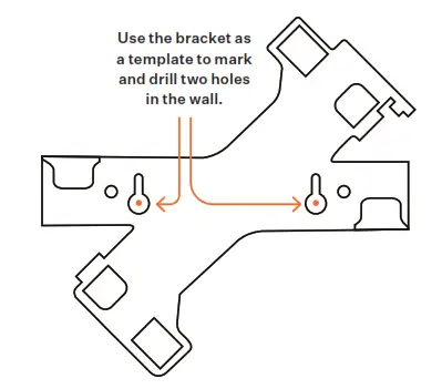 Install the Wall or Ceiling Mounting Bracket