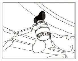 Installation of external sensor Fig. 4