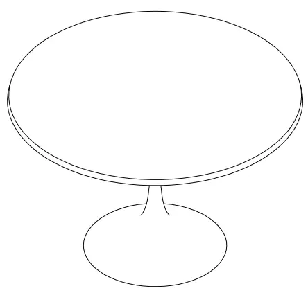 JASIWAY-J-Y2101T-WH-Round-White-Faux-Marble-Top-With-Metal-Frame-FIG-1