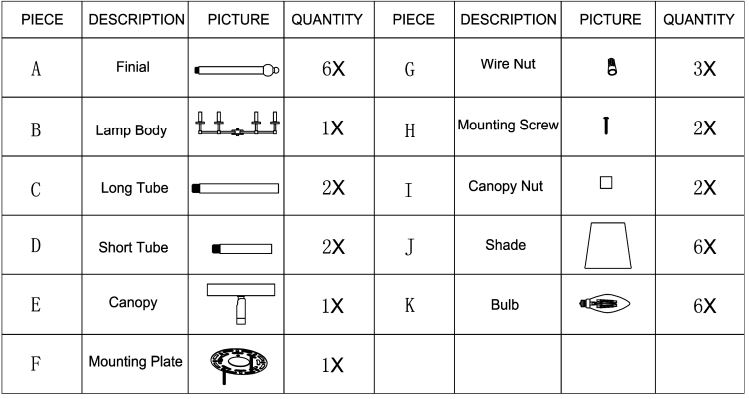 JONATHAN Y JYL9918 Cillian 27 Inch 6-Light Brass Gold-Clear Mid-Century Modern Iron LED Chandelier-FIG 1