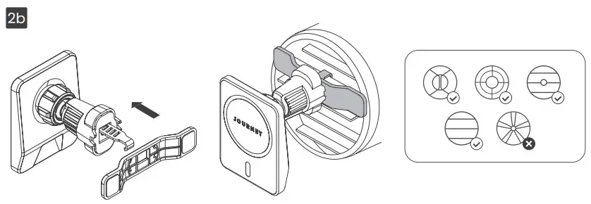 JOURNEY JREMWCVM Rapid Express Magnetic Wireless Car Charger - Fig 5