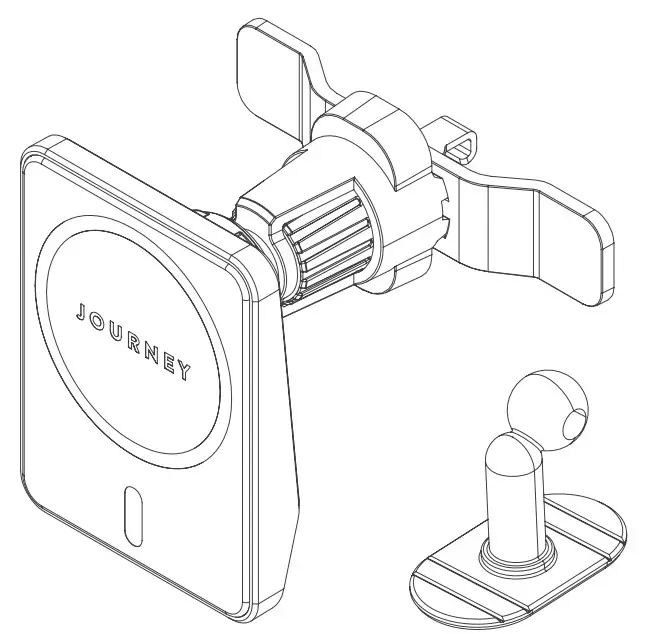 JOURNEY JREMWCVM Rapid Express Magnetic Wireless Car Charger