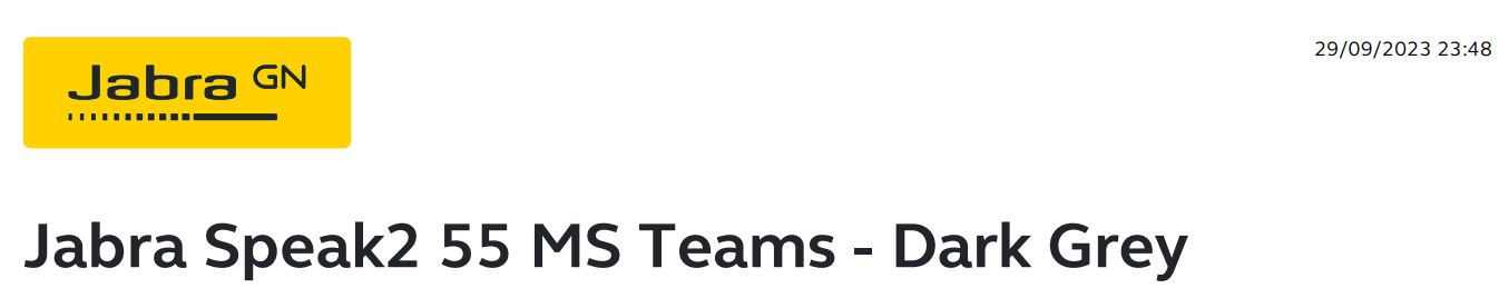 Jabra 5575 Speak2 55 MS Teams Instructions