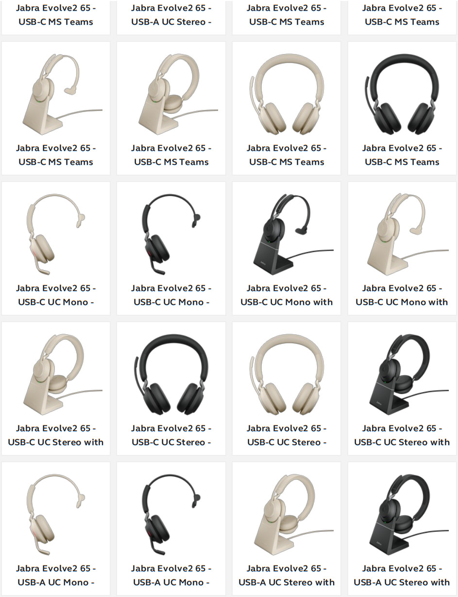 Jabra Evolve265 USB Teams Stereo Beige - Relevant products 3