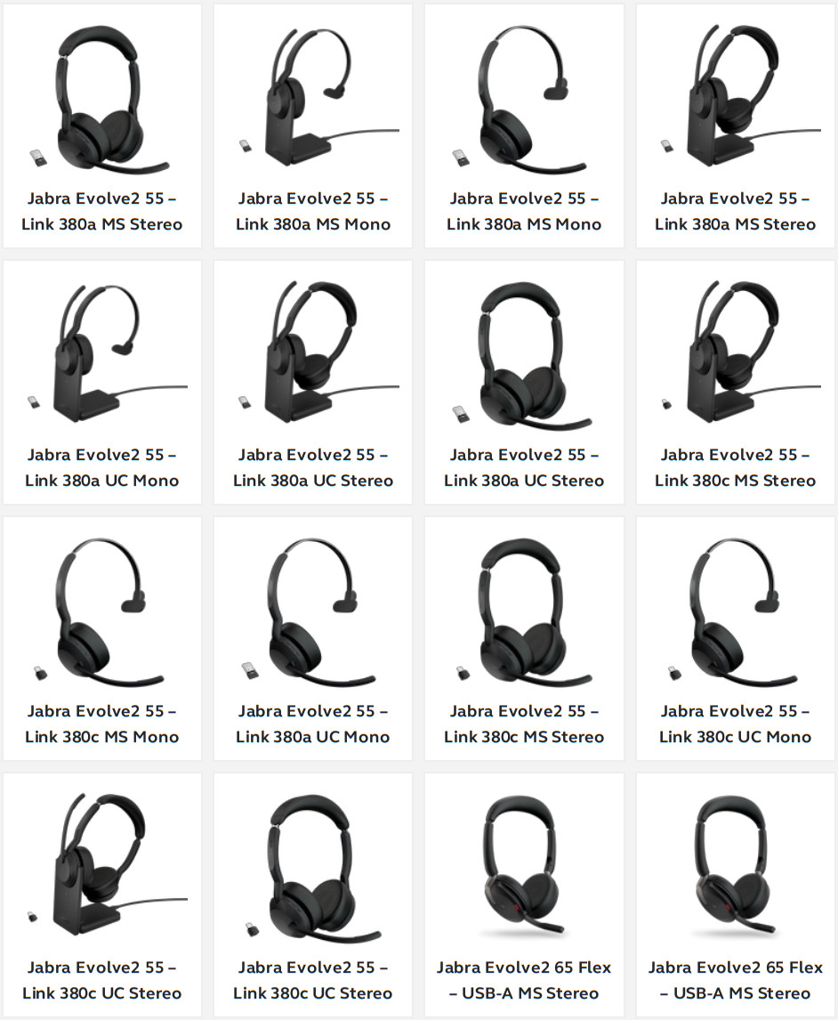 Jabra Evolve265 USB Teams Stereo Beige - Relevant products