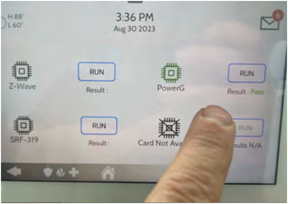 Johnson Controls QC008 840 IQ Card PG - TESTING CARD 3