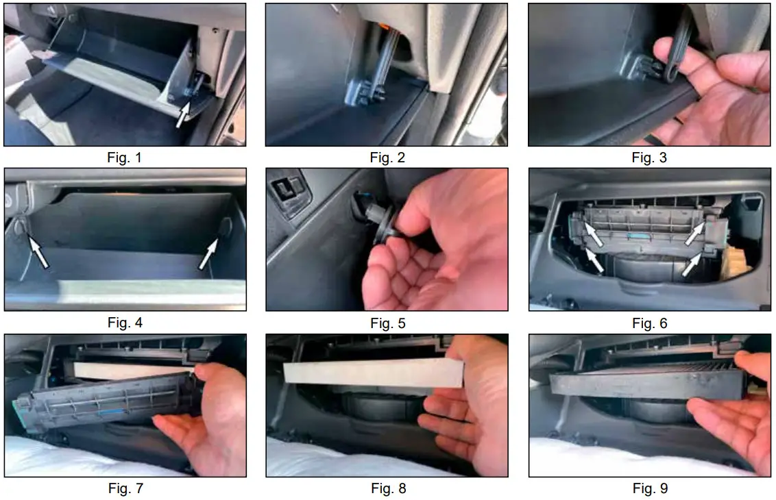 K N VF2075 Cabin Air Filter Fits - Figure 1