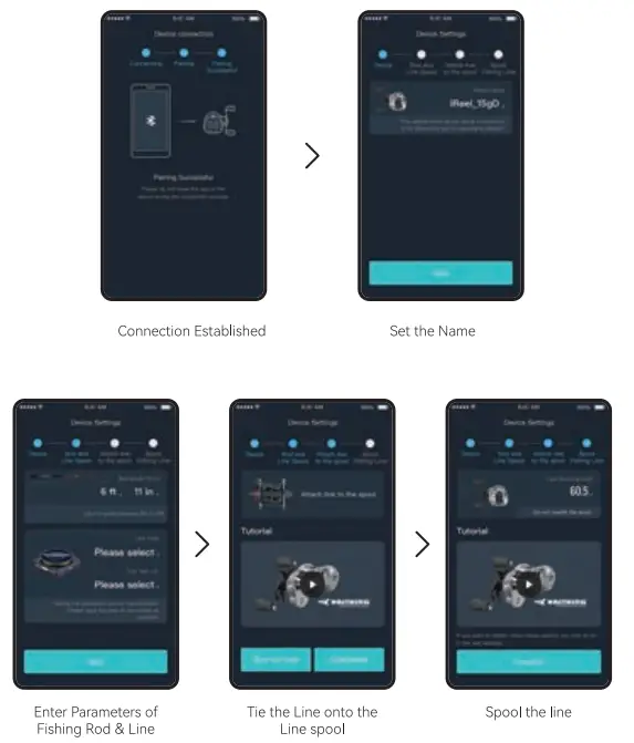 KASTKING iReel Smart Fishing Reel - App2