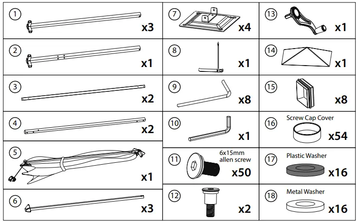 KETTLER-PNPA19021-0200-Panalsol-Pagoda-Instruction-FIG-2
