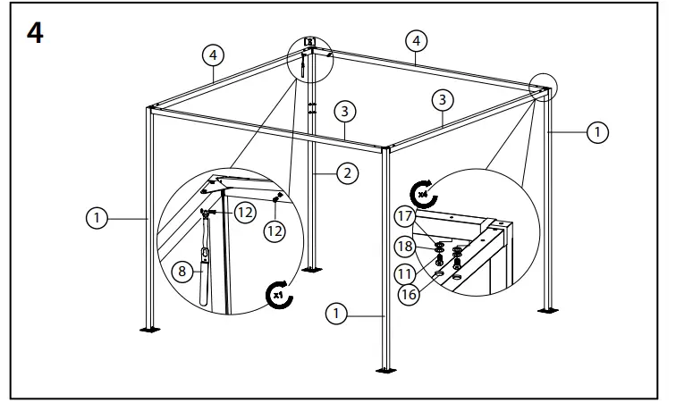 KETTLER-PNPA19021-0200-Panalsol-Pagoda-Instruction-FIG-6