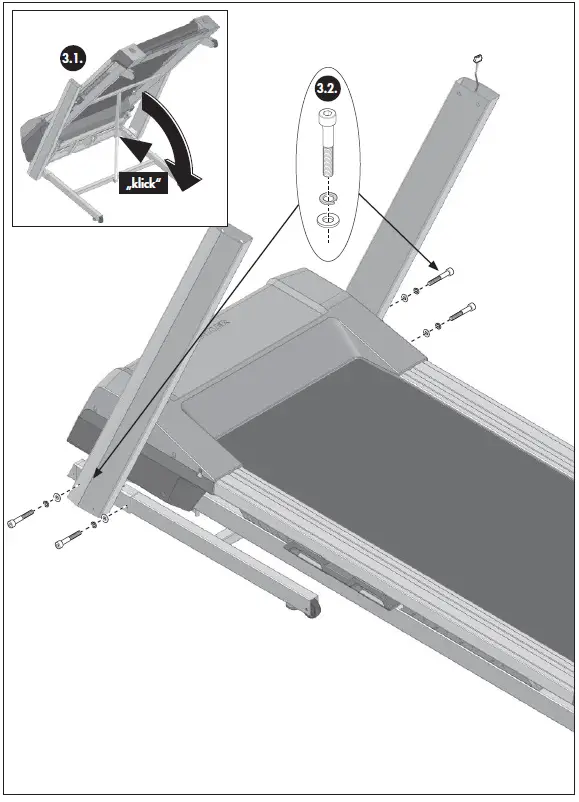 KETTLER TM1039-100 Alpha Run 800 Treadmill 8