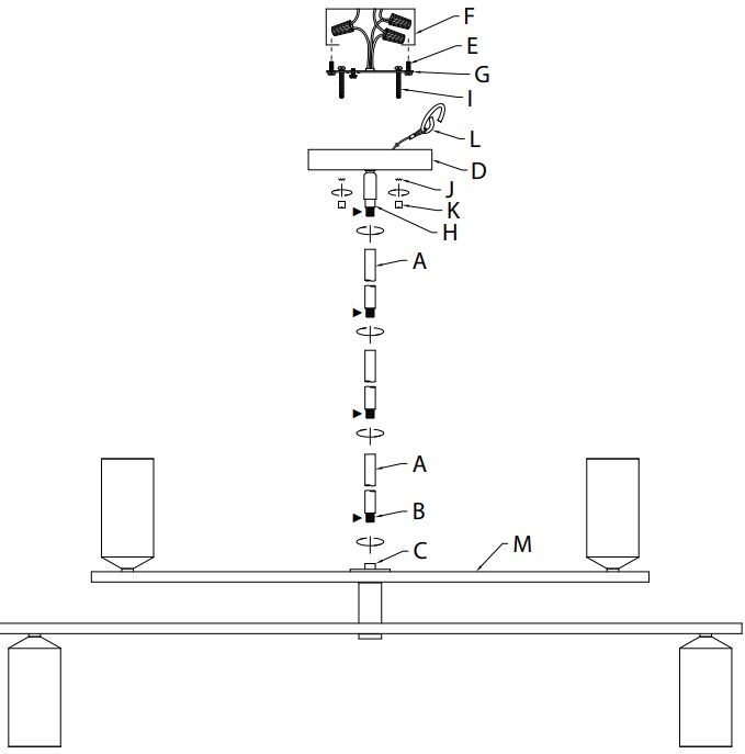 KICHLER-52532CPZBK-8-Light-Chandelier-fig-1