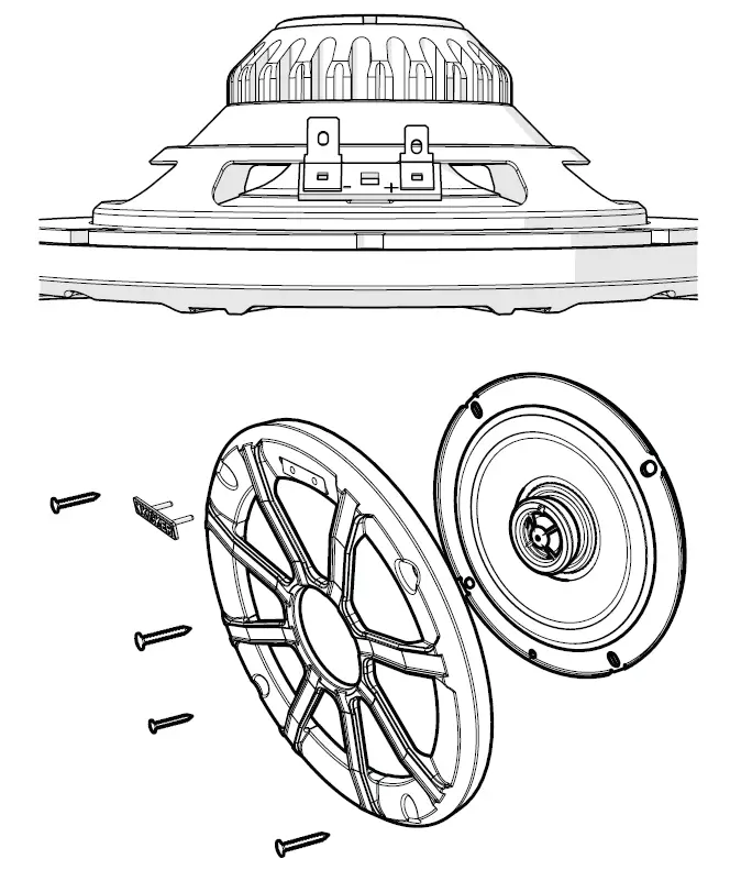 KICKER PSC65 Powersports Weather Proof Coaxial Speakers 1
