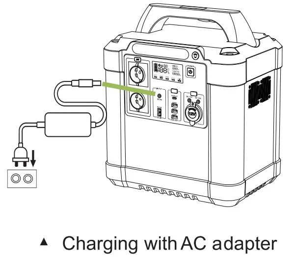 KIRRON G1608L Mobile Power Station - Adapter