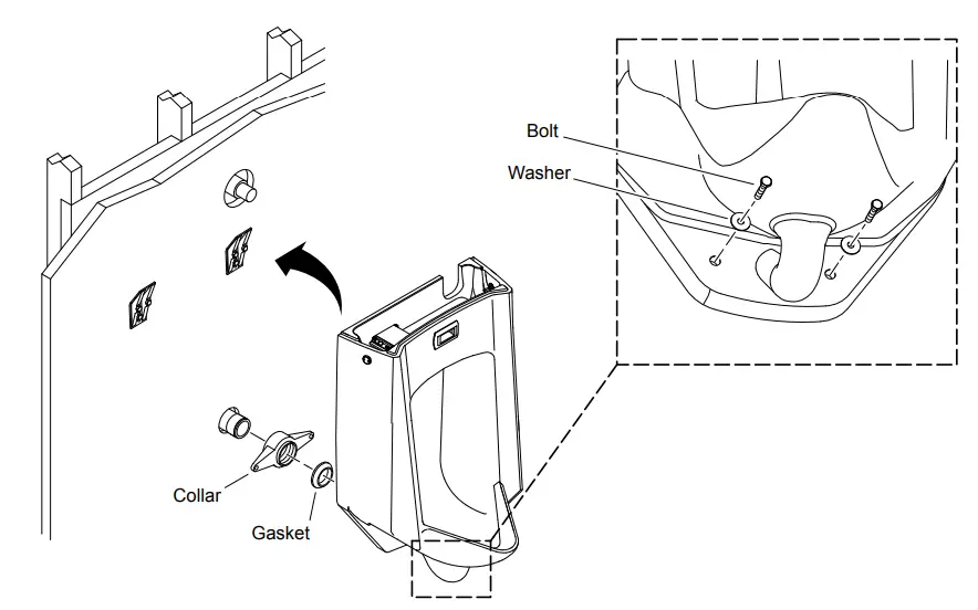 KOHLER 1529822-2-B Touchless Washout Urinal - Urina