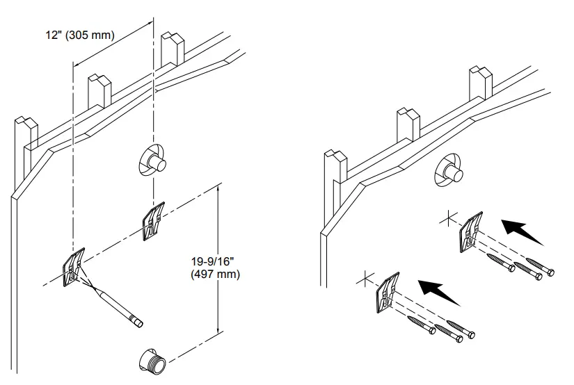 KOHLER 1529822-2-B Touchless Washout Urinal - Wall Hangers