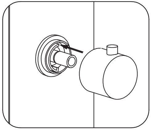 KW Bathrooms Thermostatic Concealed Shower Valve Round 3 Knob 3 Way - Installations 4