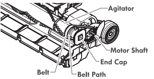 Kenmore BC4002 200 Series Bagged Canister Vacuum - BELT