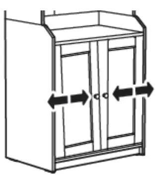 Kmart 43229161 Hamptons Wardrobe 1 Door Hanging Rail - Figure11