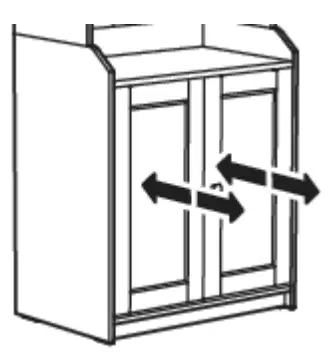 Kmart 43229161 Hamptons Wardrobe 1 Door Hanging Rail - Figure9