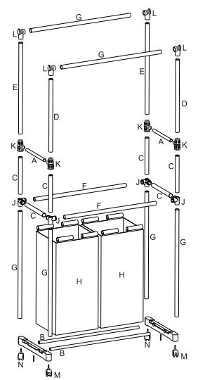 Kmart-43277520-Hamper-With-Hanging-Rails-FIG-2