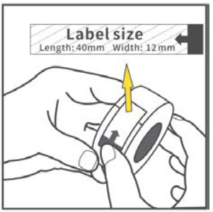 Kogan KAPRNTPKLBA Portable Pocket BT Label Printer - labels