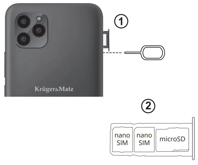 Kruger Matz FLOW 10 Smartphone - fig2