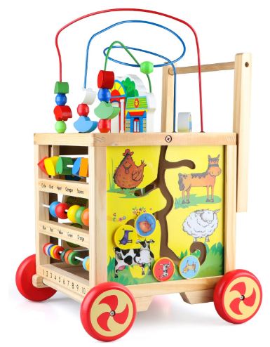 Kubus-B09P3D1PHV-Wooden-Activity-Cube-6-In-1-Baby-Walker-product