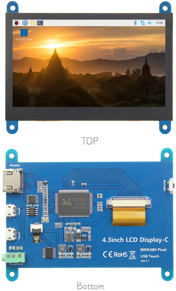 LCD wiki MPI4305 4 3inch HDMI Display C