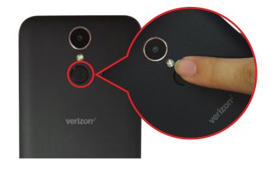 LG K20 Verizon Smartphone - Registering a fingerprint