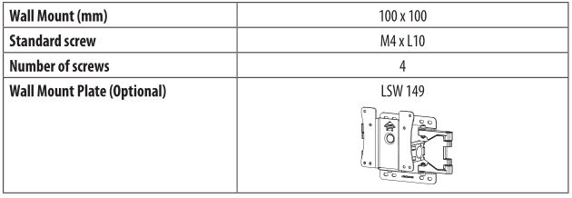 LG LED Monitor applies LCD screen with LED backlights - Installing on the Wall-Table