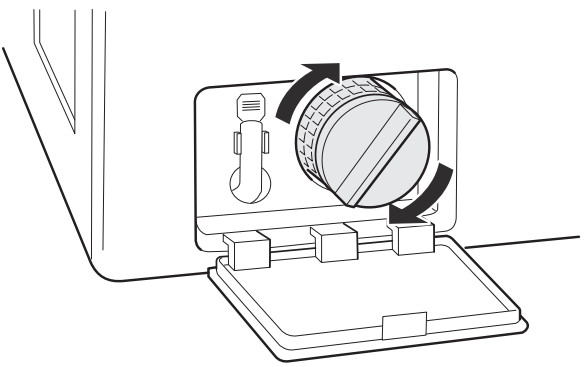LG WM5700HVA Washing Machine - clockwise
