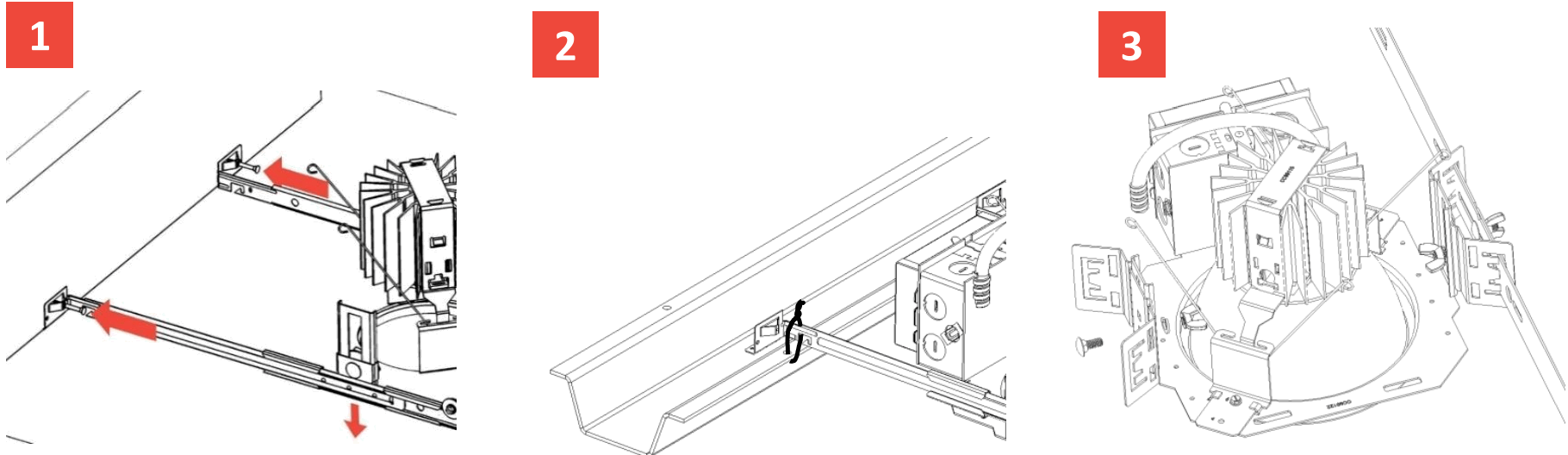 LITHONIA LIGHTING LDN6 Square 6 Inch Open and Wallwash - fig 6
